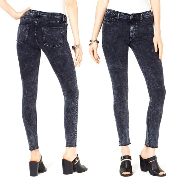 Hudson Jeans Barbara Granite / Dark Washed Black SZ 31 - Picture 1 of 16
